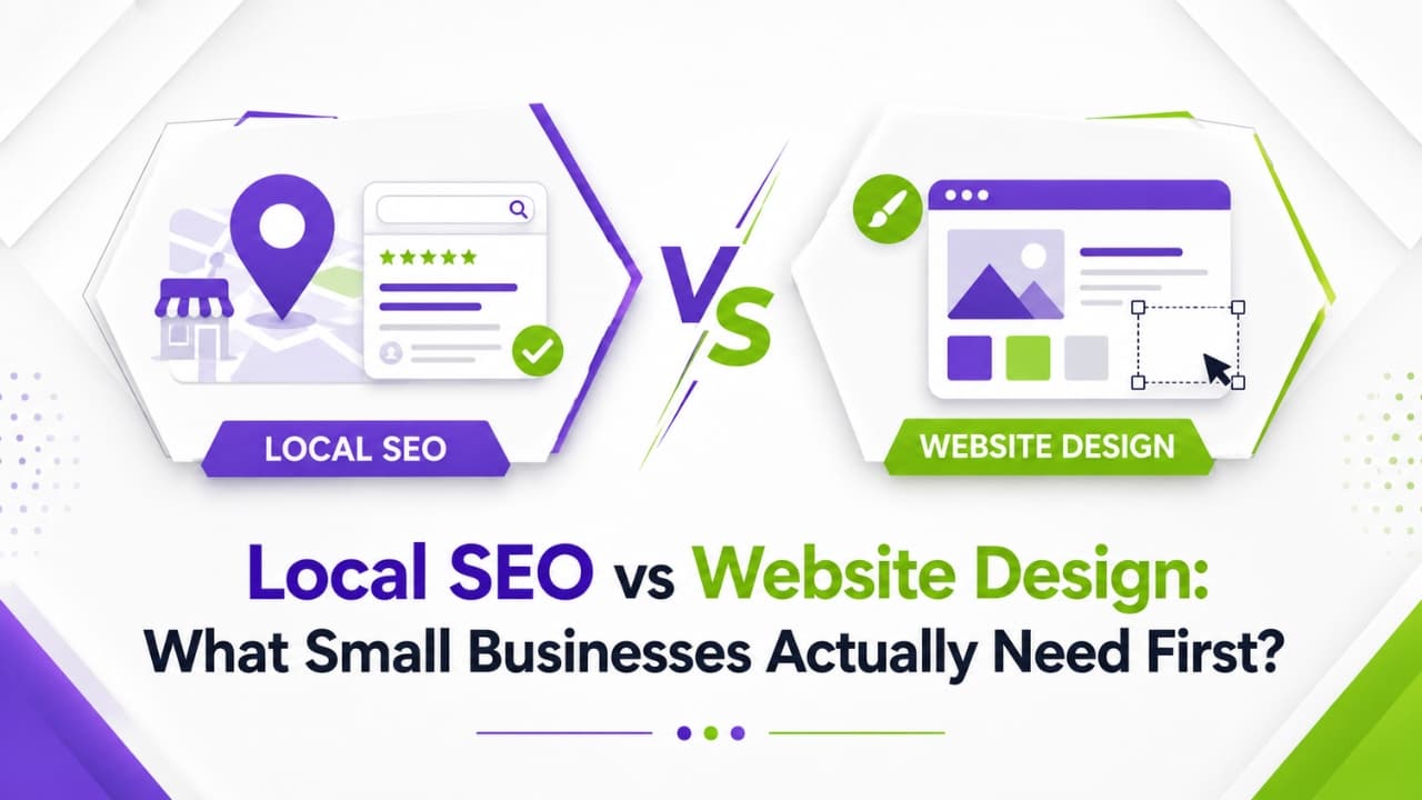 Local SEO vs Website Design: What Small Businesses Actually Need First?