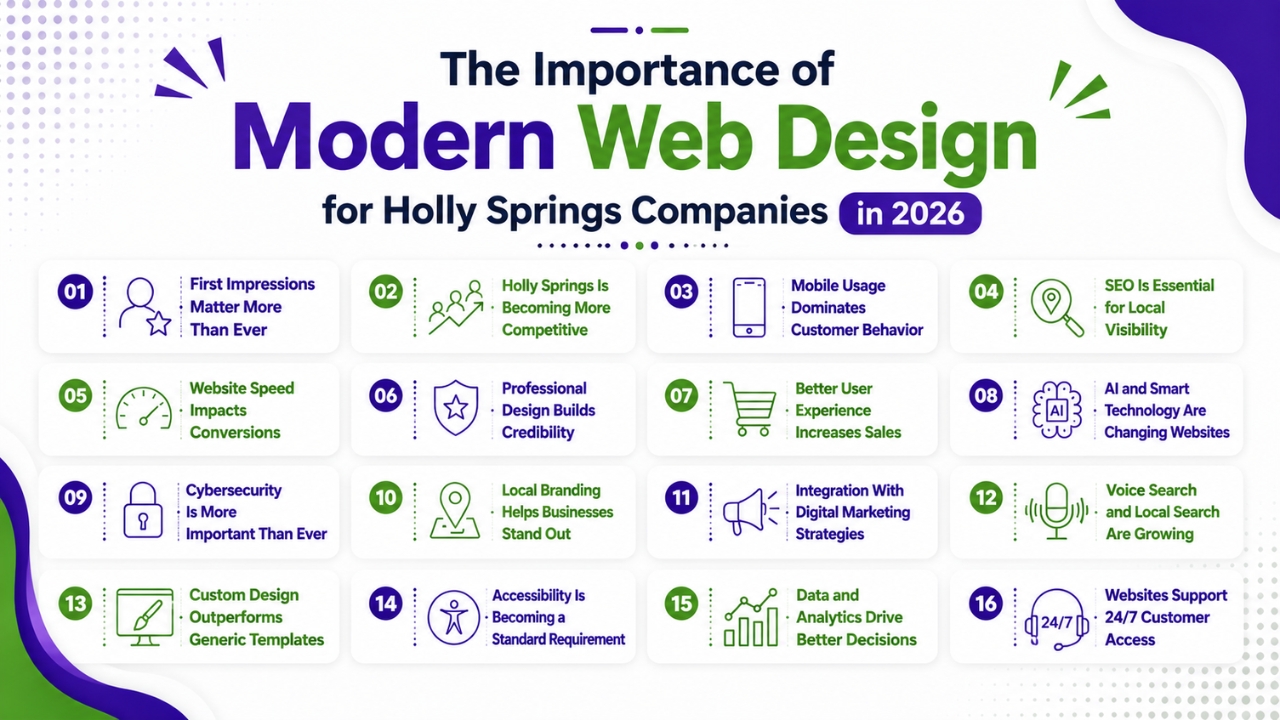 The Importance of Modern Web Design for Holly Springs Companies in 2026 The Importance of Modern Web Design for Holly Springs Companies in 2026