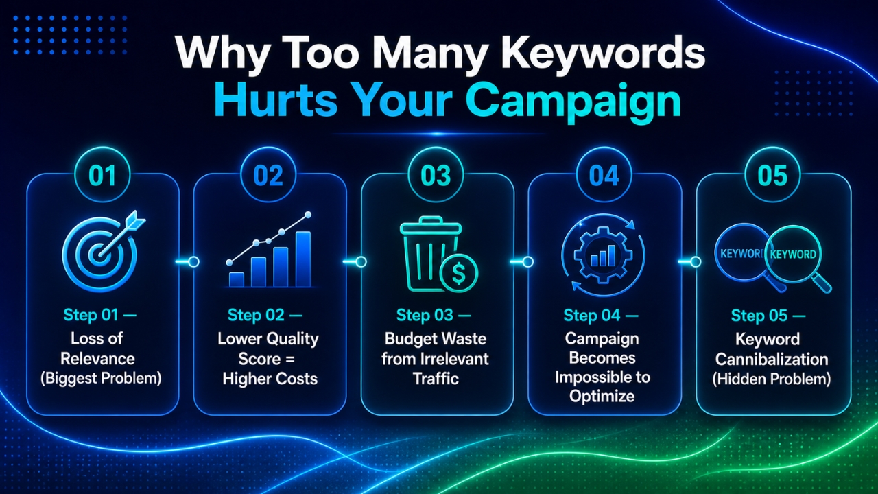 Why Too Many Keywords Hurts Your Campaign